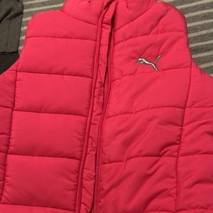2 piece matching puma set vest leggings Girls